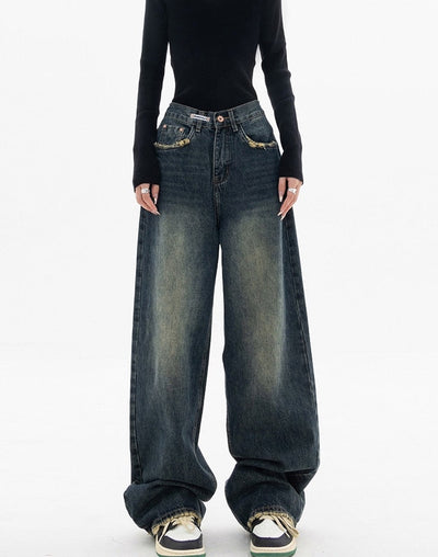 AS COLOSSAIS JEANS DE LAVAGEM ESCURA